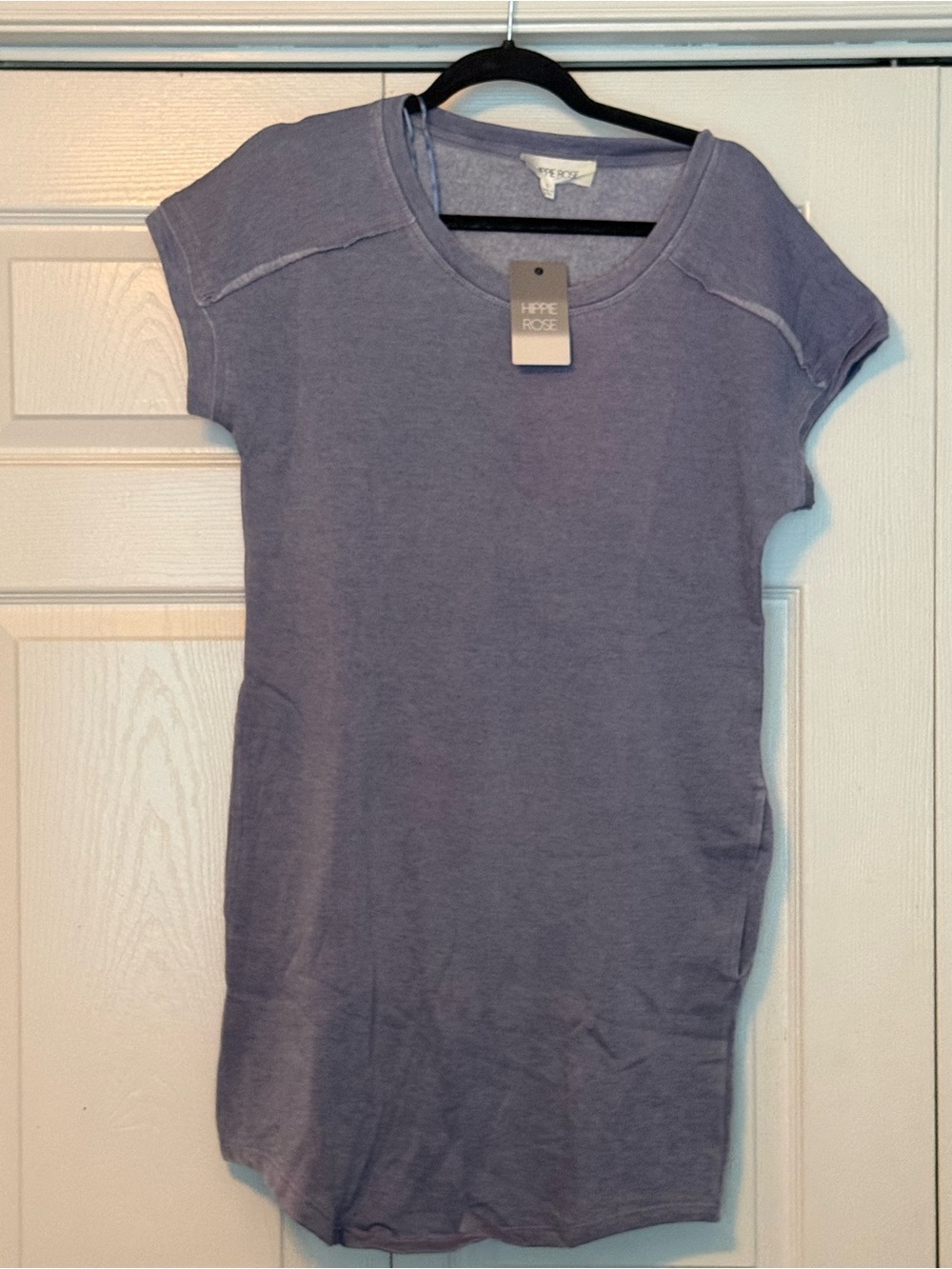Hippie Rose Lavender Crewneck Tee